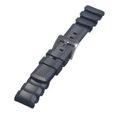 20mm Shark Fin Style Natural Rubber Strap